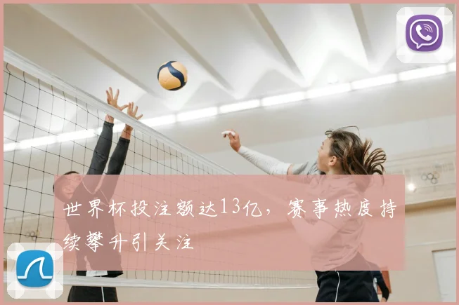 世界杯投注额达13亿，赛事热度持续攀升引关注