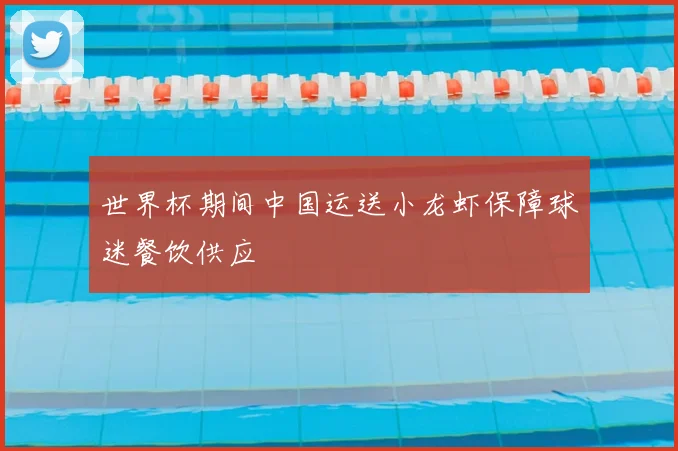 世界杯期间中国运送小龙虾保障球迷餐饮供应