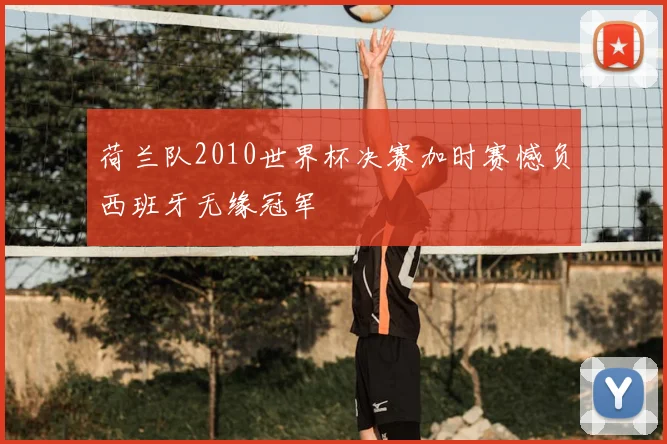 荷兰队2010世界杯决赛加时赛憾负西班牙无缘冠军