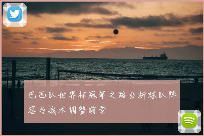 巴西队世界杯冠军之路分析球队阵容与战术调整前景